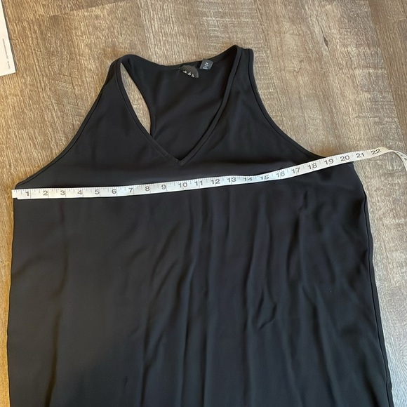 The Fisher Project Black Silk Mini Shift Dress Sleeveless size L - Picture 10 of 14